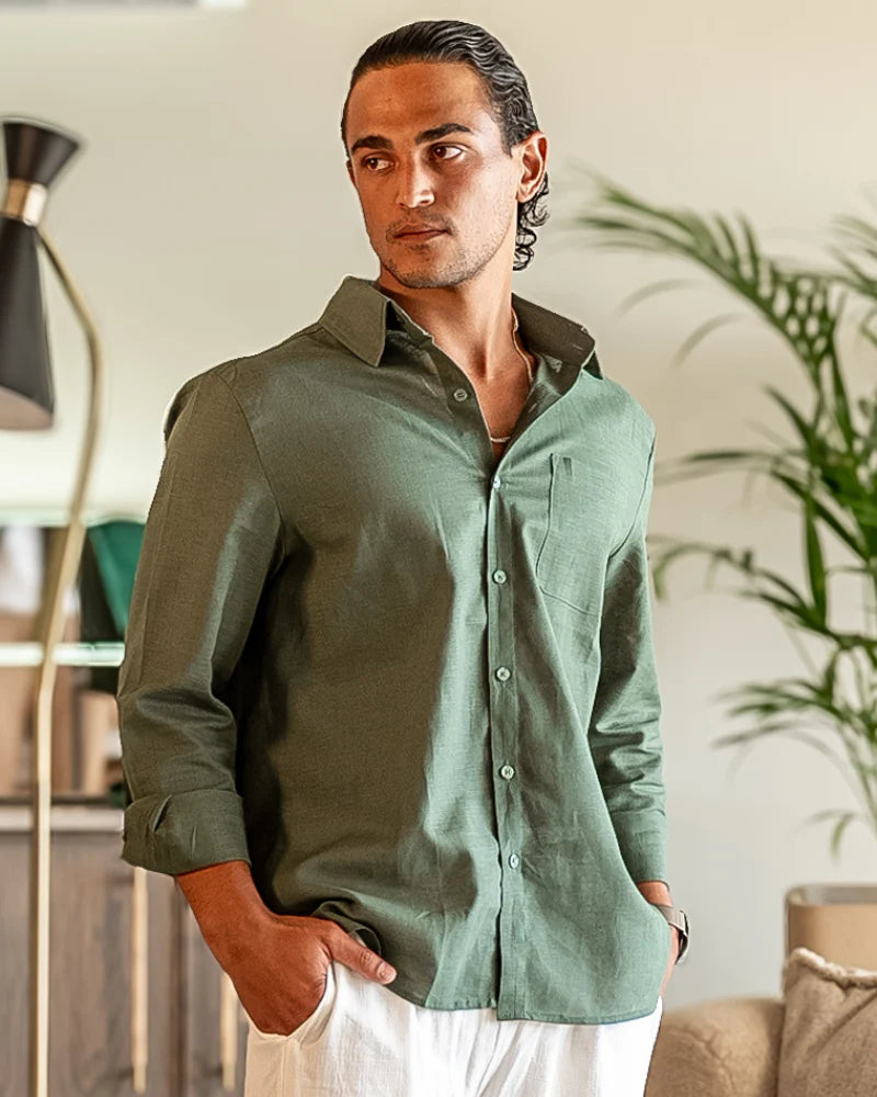 The Lusso Riviera Linen Shirt