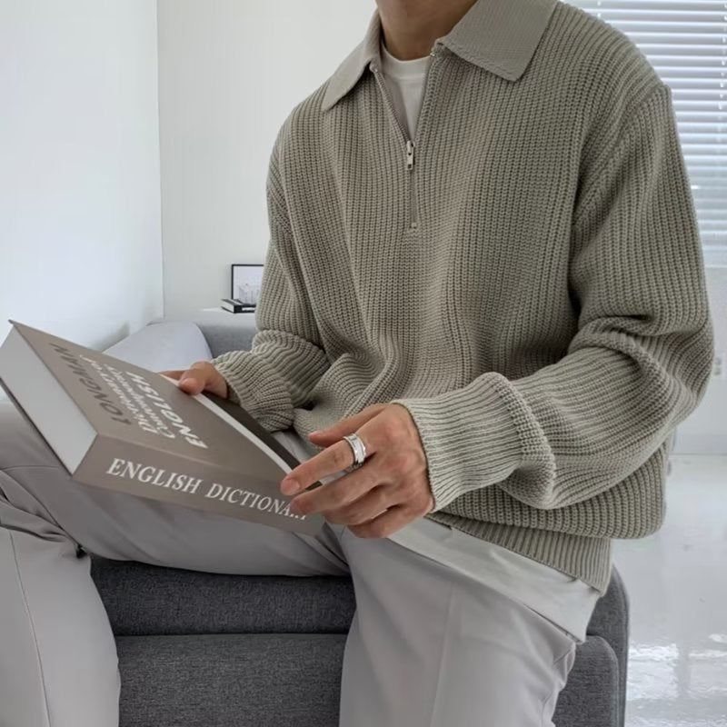Caden Half Zip Sweater