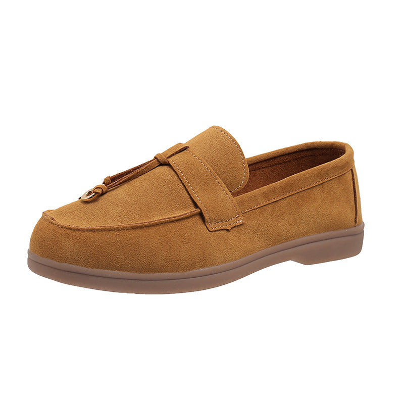 Antica Lusso Suede Lady Loafers