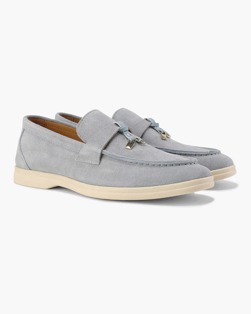 Antica Lusso Suede Lady Loafers