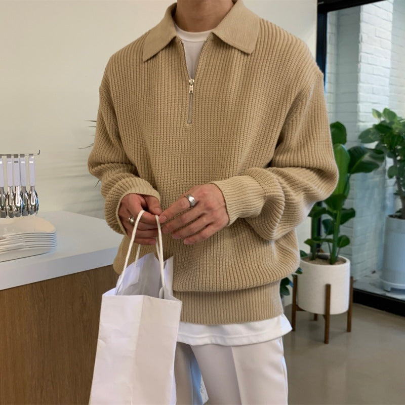Caden Half Zip Sweater