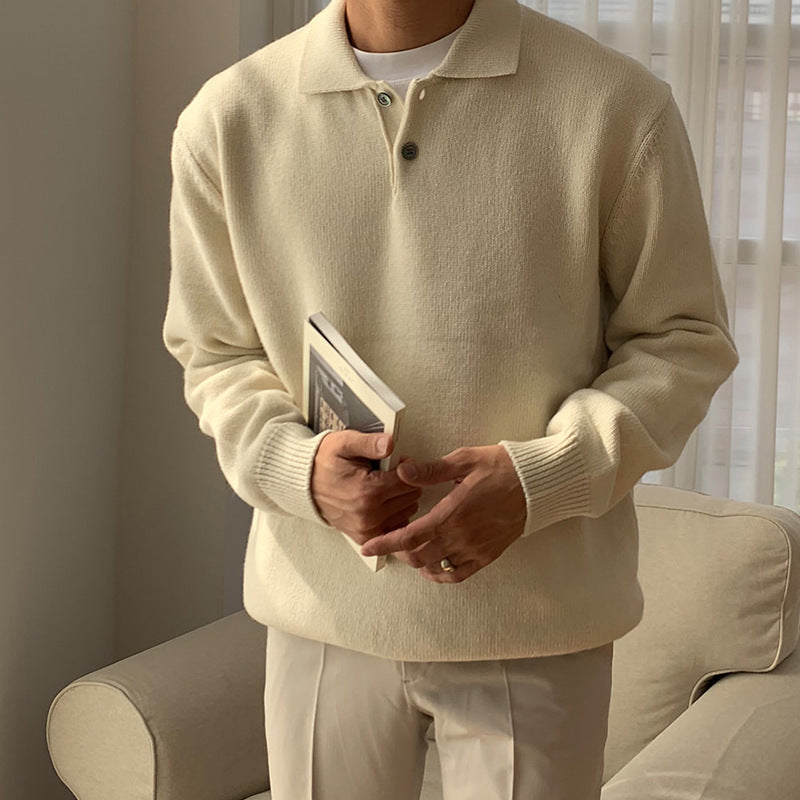 Oxford Button Half-Zip