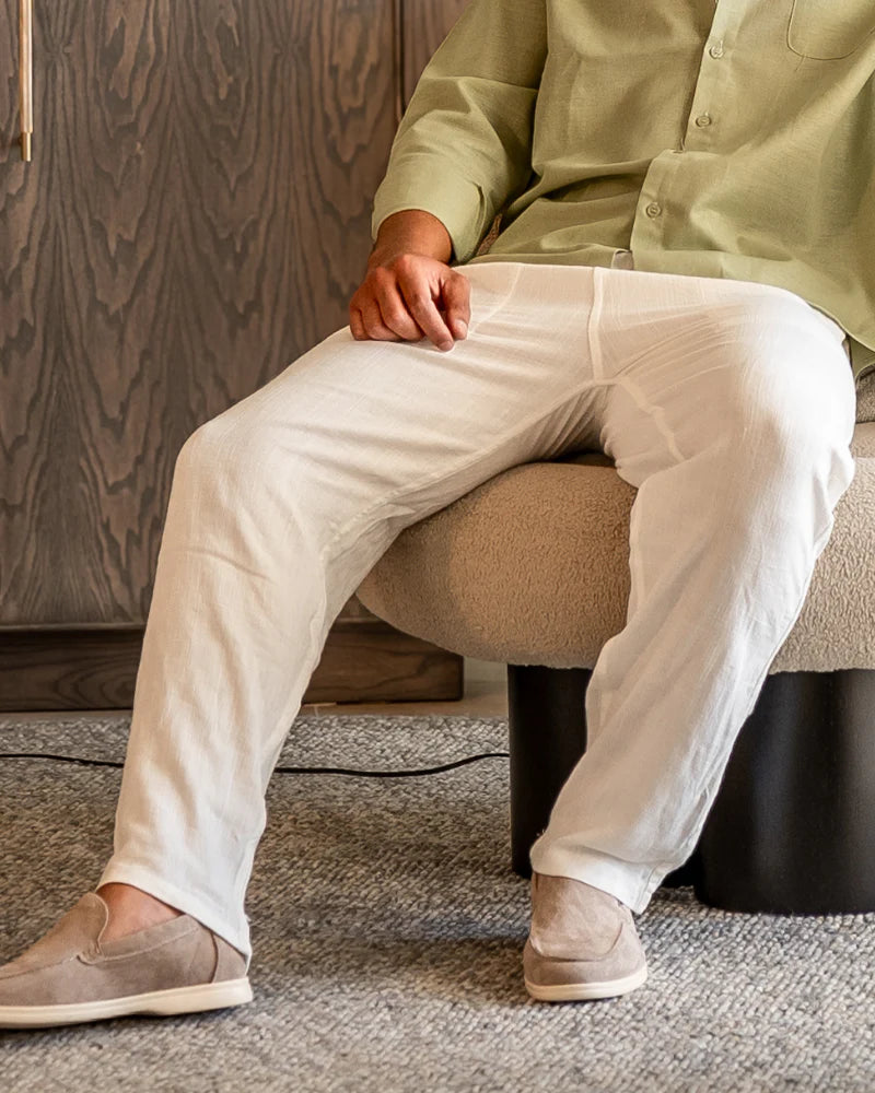 Vantieri - Linen Pantalon (Slim Fit)