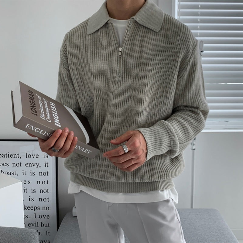 Caden Half Zip Sweater