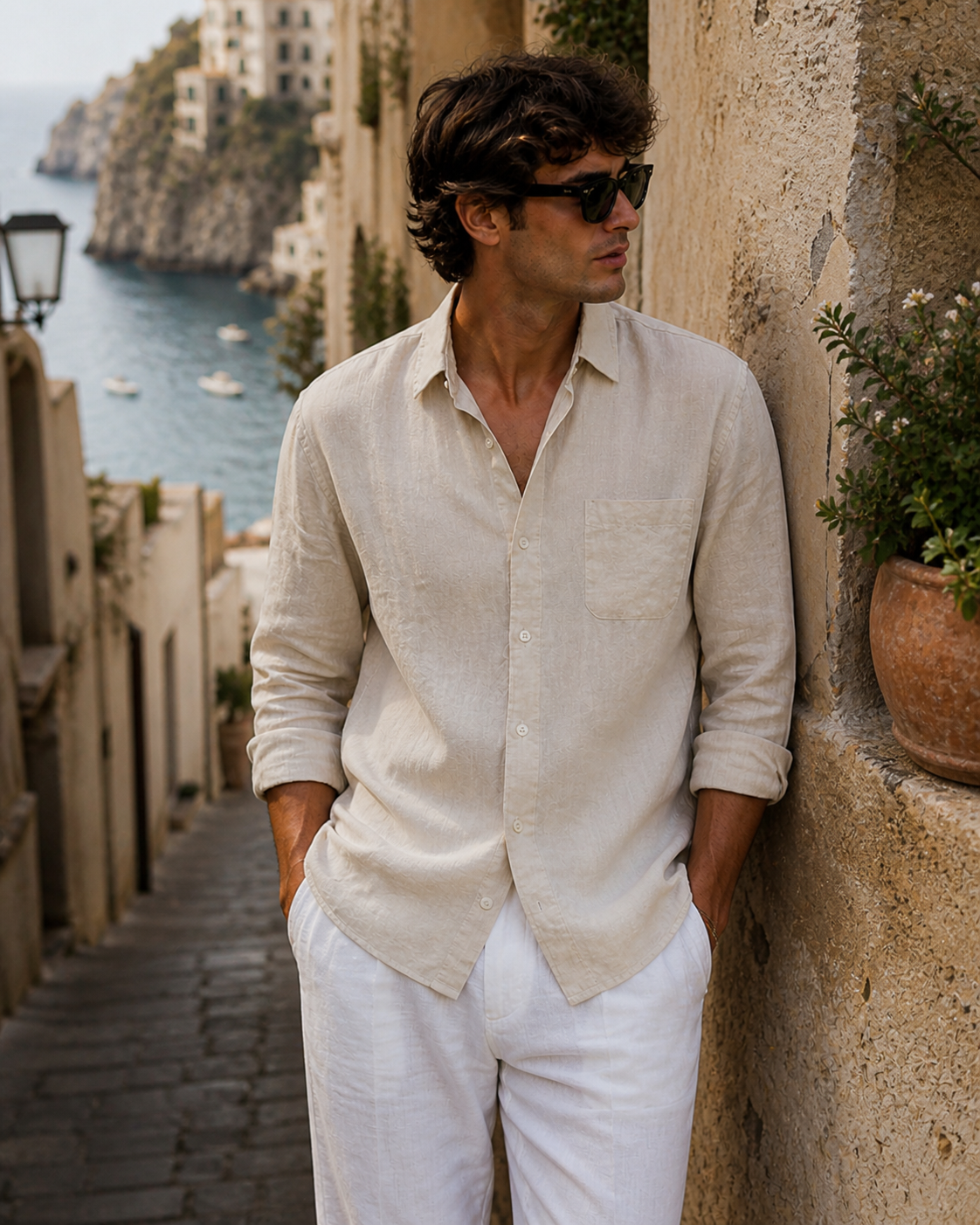 The Lusso Riviera Linen Shirt